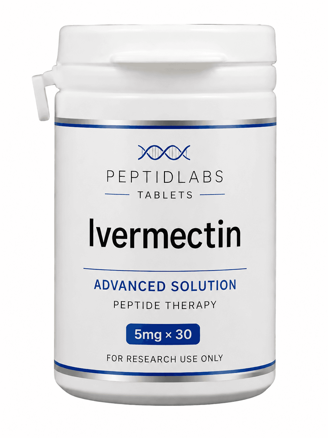 Ivermectin Tablets 5 mg × 30 5мг - лиофилизиран изследователски пептид, чистота над 99% по HPLC, COA включен | PeptidLabs