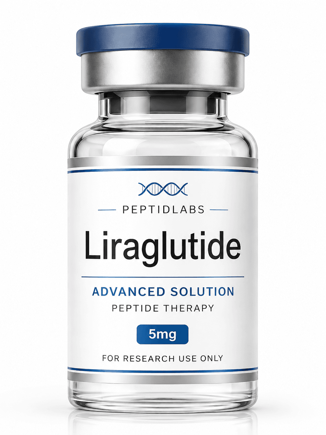 Liraglutide 5мг - лиофилизиран изследователски пептид, чистота над 98% по HPLC, COA включен | PeptidLabs