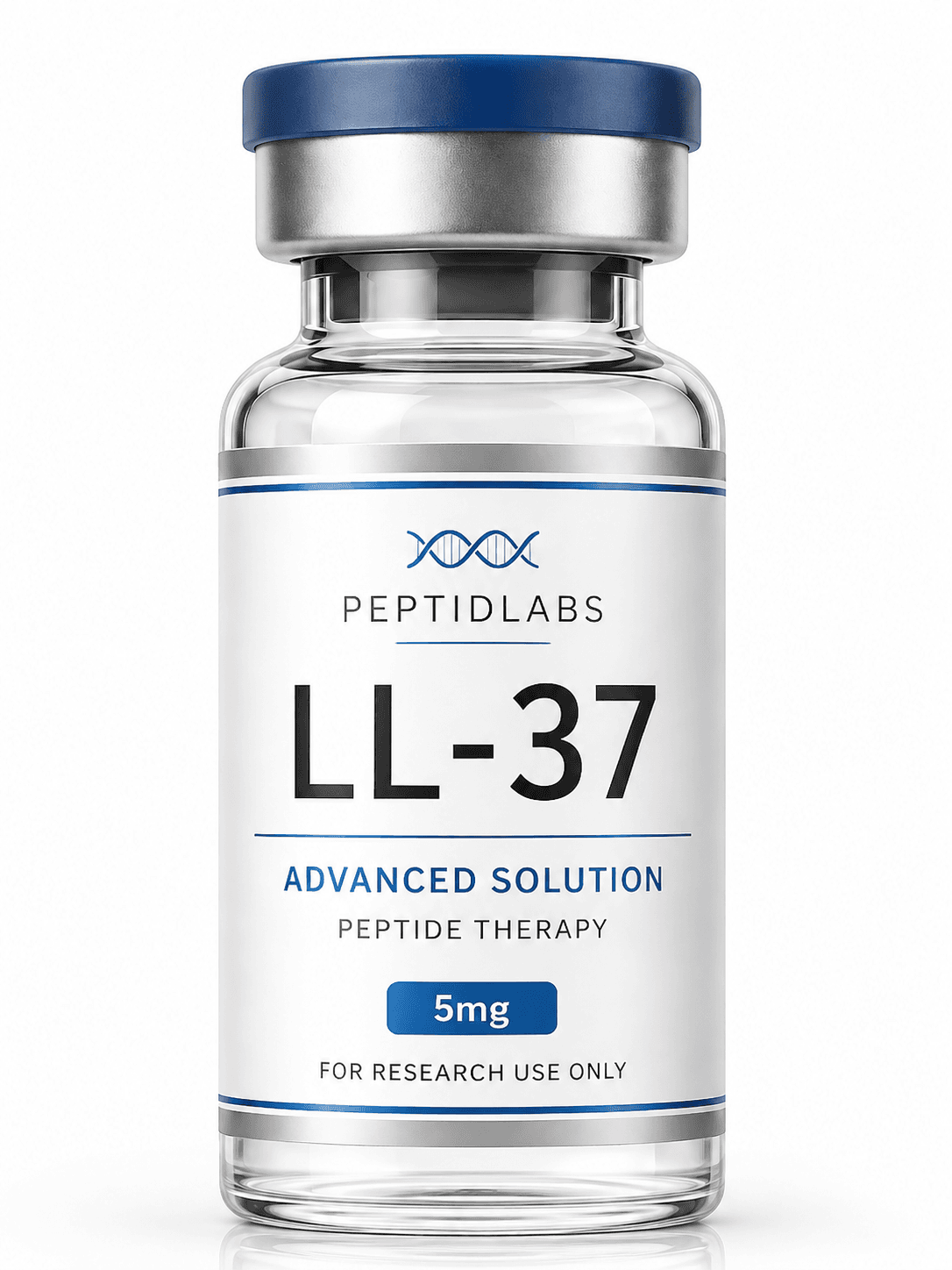 LL-37 5мг - лиофилизиран изследователски пептид, чистота над 98% по HPLC, COA включен | PeptidLabs