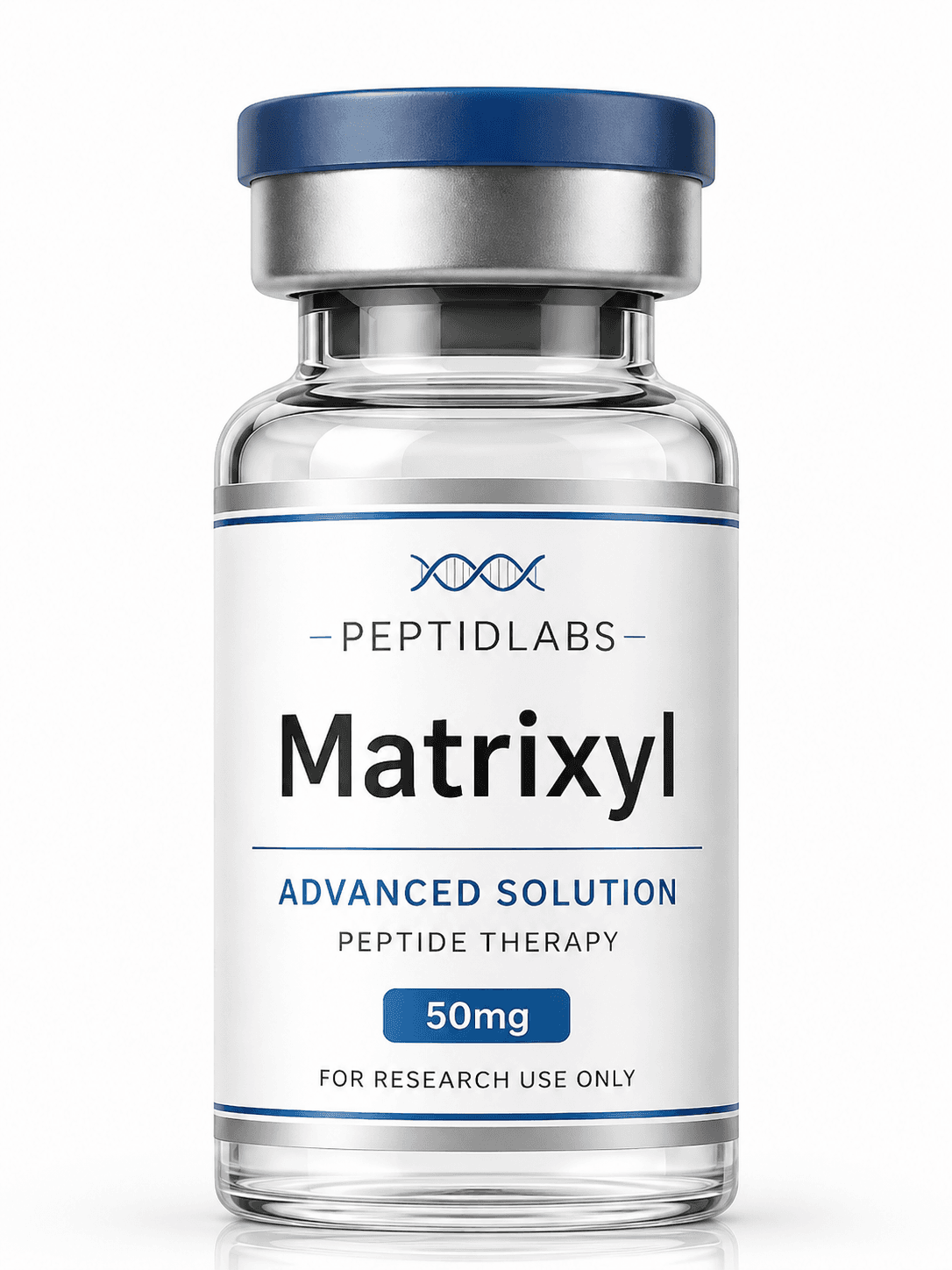 Matrixyl 50мг - лиофилизиран изследователски пептид, чистота над 98% по HPLC, COA включен | PeptidLabs