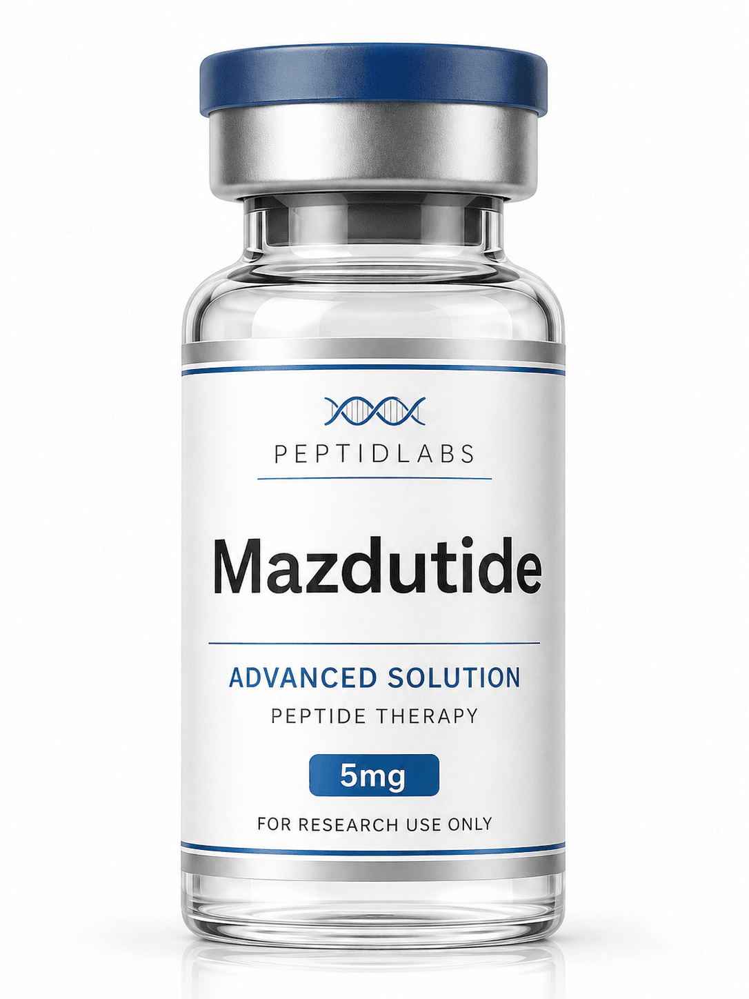 Mazdutide 5мг - лиофилизиран изследователски пептид, чистота над 98% по HPLC, COA включен | PeptidLabs