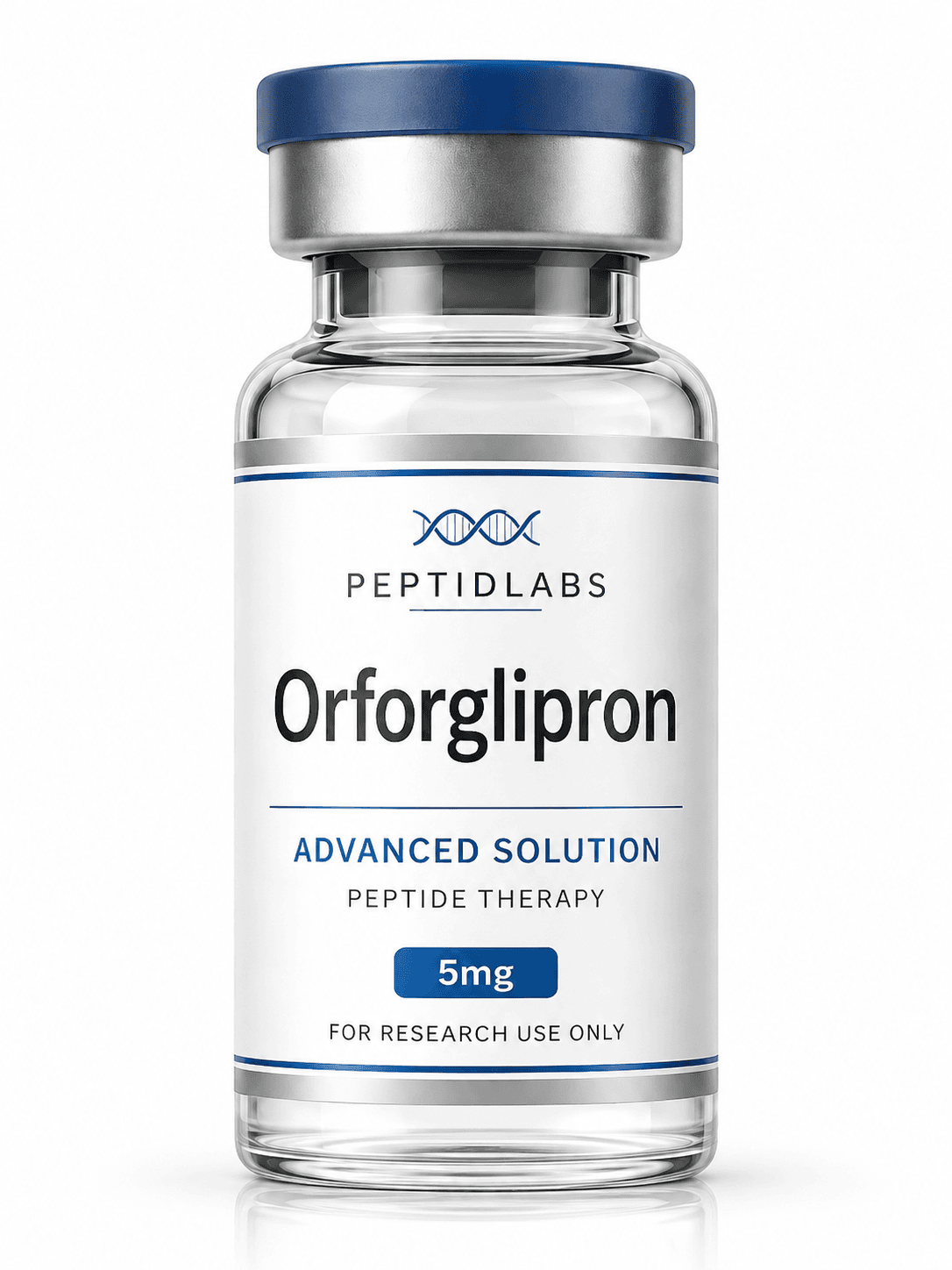 Orforglipron 5мг - лиофилизиран изследователски пептид, чистота над 98% по HPLC, COA включен | PeptidLabs