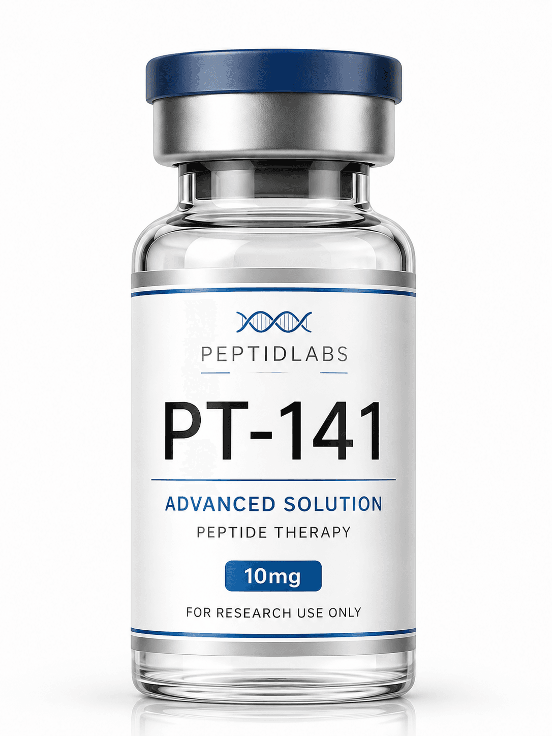 PT-141 10мг - лиофилизиран изследователски пептид, чистота над 99% по HPLC, COA включен | PeptidLabs