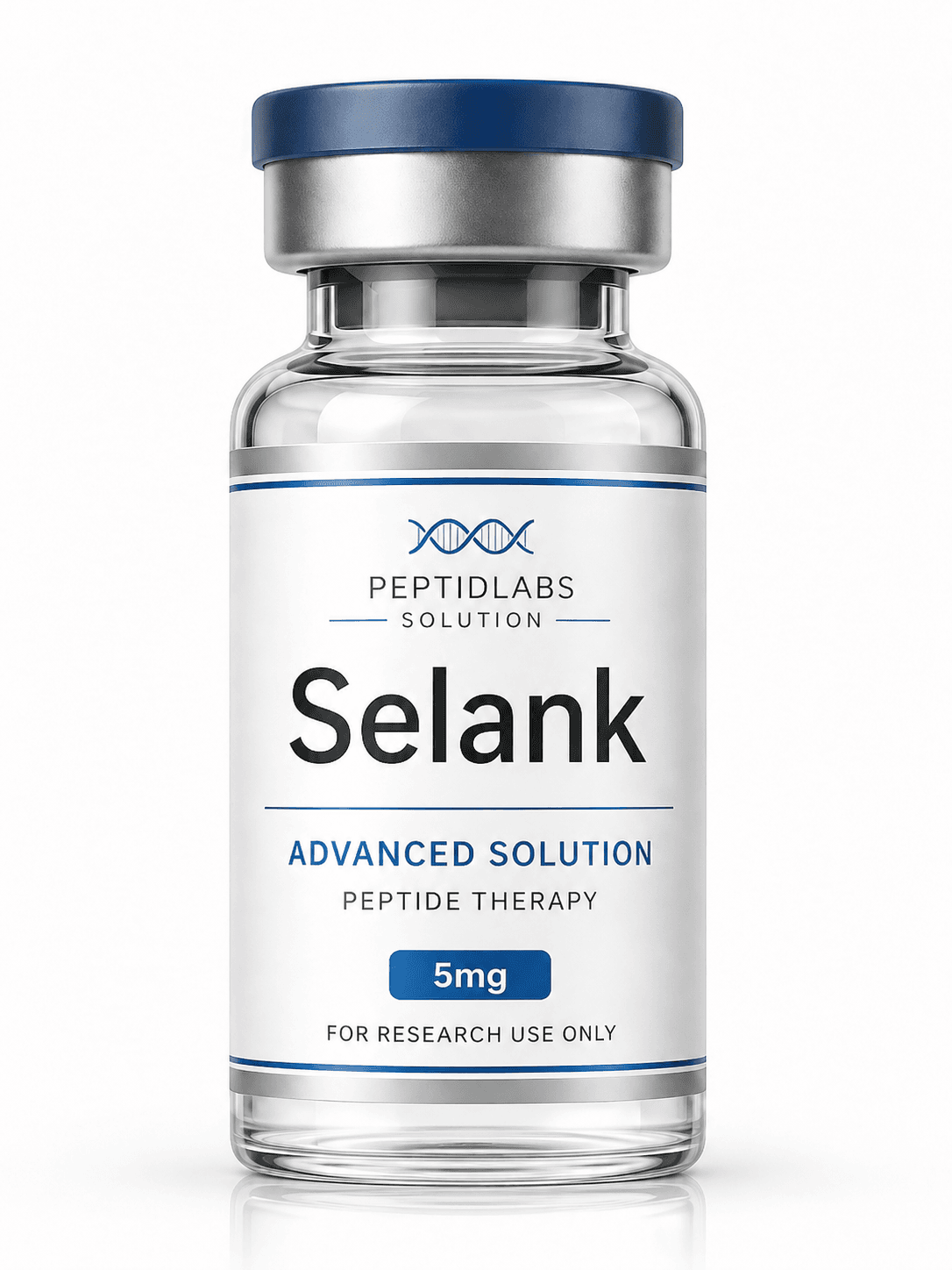 Selank 5мг - лиофилизиран изследователски пептид, чистота над 99% по HPLC, COA включен | PeptidLabs