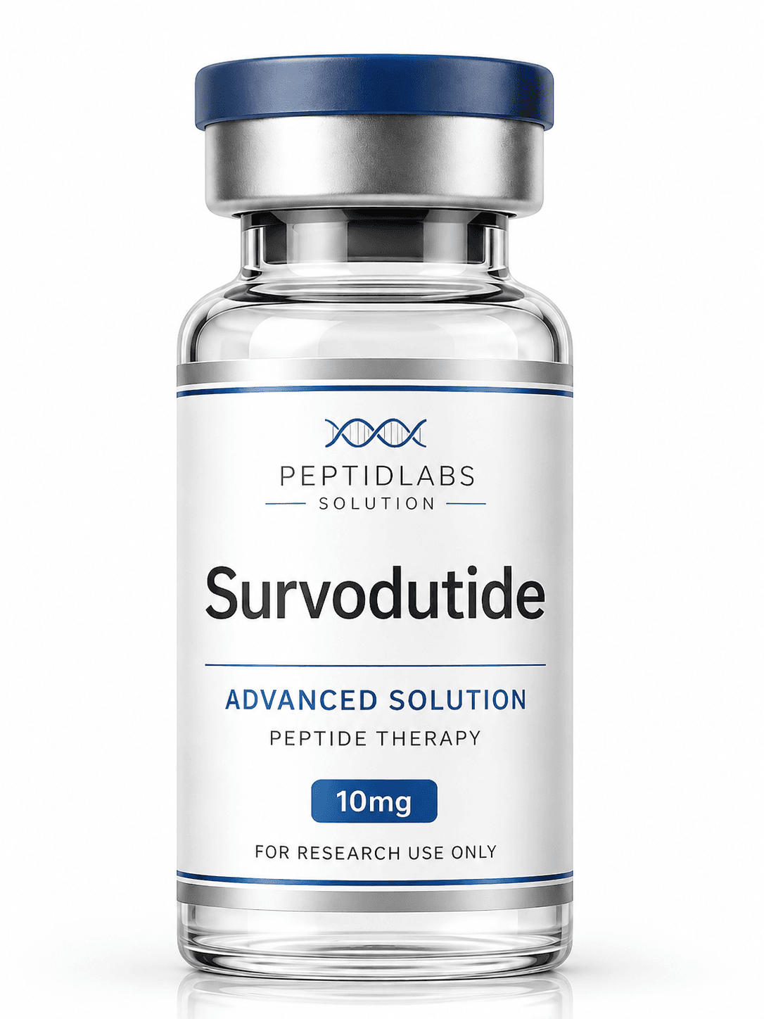Survodutide 10мг - лиофилизиран изследователски пептид, чистота над 98% по HPLC, COA включен | PeptidLabs