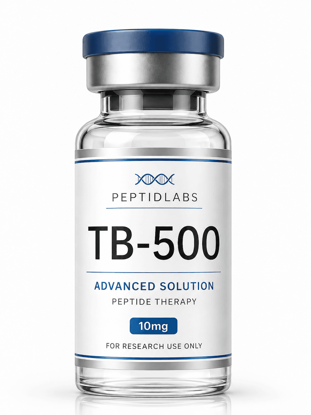 TB-500 10мг - лиофилизиран изследователски пептид, чистота над 98% по HPLC, COA включен | PeptidLabs