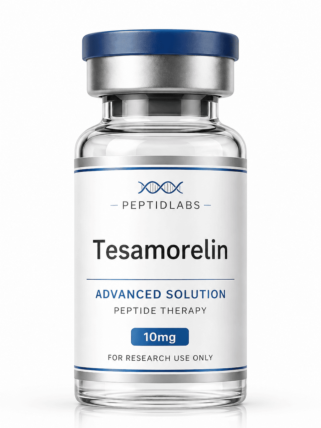 Tesamorelin 10мг - лиофилизиран изследователски пептид, чистота над 98% по HPLC, COA включен | PeptidLabs