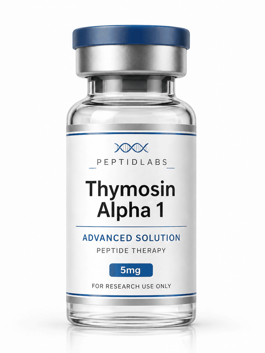 Thymosin Alpha 1 5мг - лиофилизиран изследователски пептид, чистота над 98% по HPLC, COA включен | PeptidLabs